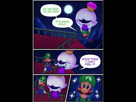 Luigi & King Boo go Stargazing! ( Super Mario Comic Dub! ) #supermariobros