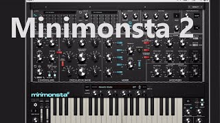 Video thumbnail for G-Force Minimonsta 2. Minimoog Emulation  -  No Talking by Elektronick Musick