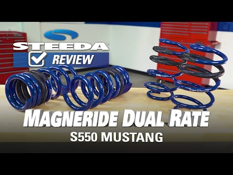 Steeda S550 Mustang MagneRide Dual Rate Ultimate Handling Lowering Springs | Review