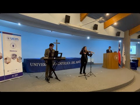 Tocando a Borodin en Investidura de Universidad Católica del Maule.