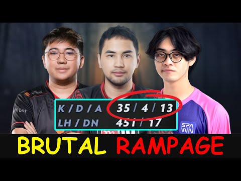 RAMPAGE LIKE A BOSS - Inyourdream brutal spectre ft Dreamocel Sylabear vs Yopaj qop Dota 2