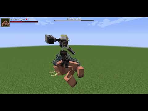 Skeleton King(Fish's Undead Rising) Vs Every Mutant Monsters(Mutant More Updated) - Minecraft