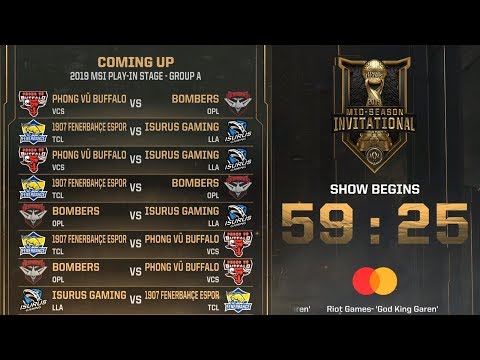 MSI 2019 Play-In Highlights ALL GAMES 1-4 Day 1 First Half of matches