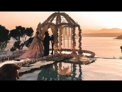 Daughter of Russian property mogul marries Gaddafi henchman - with a 10ft cake, a $5,000 dress