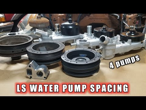 LS Water Pumps Balancers And Belt Spacing!!!