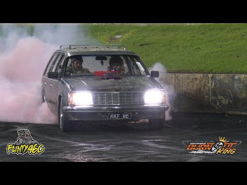 VC COMMODORE WAGON "RAT VC" AT BURNOUT KING