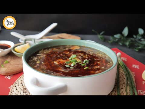 Hot and Sour Vegetable Soup  Recipe By Food Fusion