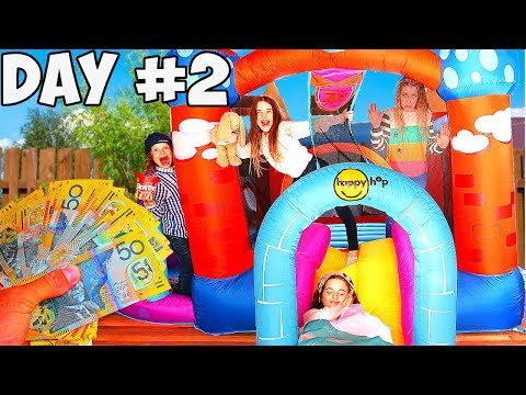 LAST TO LEAVE THE BOUNCY HOUSE WINS $1000 Challenge w/ The Norris Nuts Video