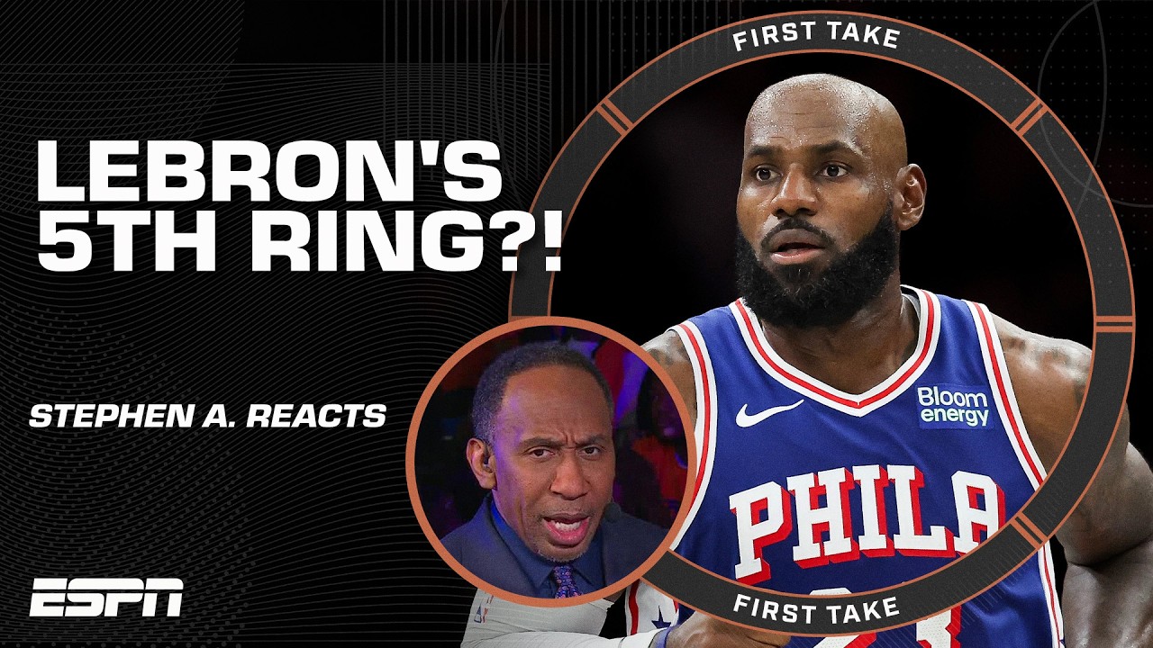 ‘LEBRON JAMES IS GOING TO WIN A 5TH NBA CHAMPIONSHIP!’ 💍 Stephen A. | First Take