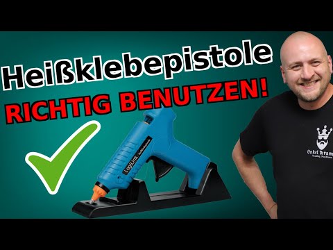 How to use a hot glue gun correctly ✅ Battery vs. cable | Glue sticks explained + tips for DIY & ...