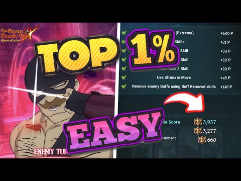 Final Boss TRIO TOP 1% Guide! 4K POINTS Under 6 MIN For All Rewards! Seven Deadly Sins Grand Cross