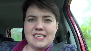 Ruth Davidson on the road in the Borders
