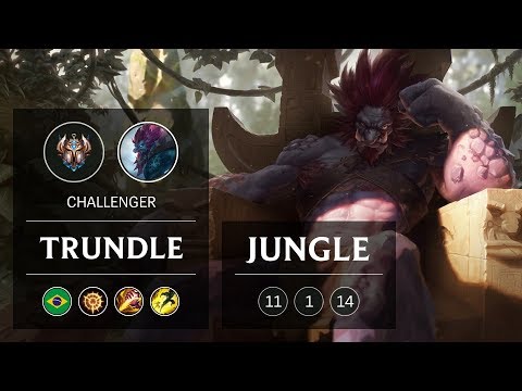 Trundle Jungle vs Rammus - BR Challenger Patch 9.1