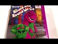 Barney Round And Round We Go VHS Movie Collection