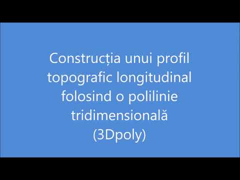 Constructia profilurilor topografice