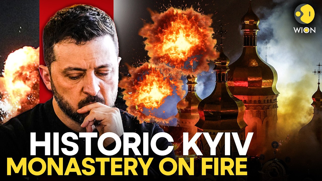Ukraine Under FIRE LIVE: 1,000-year-old Kyiv Monastery BURNS; At least 11 Killed | WION LIVE