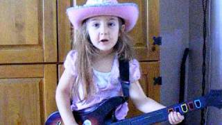3 1/2 year old singing Stompin Tom&#39;s Goodbye rubberhead
