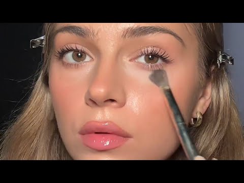 Glowy makeup look asmr. 🎀