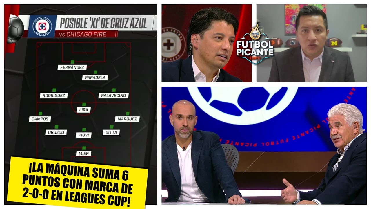 CRUZ AZUL saldrá con XI ESTELAR para SELLAR pase a cuartos de final de LEAGUES CUP | Futbol Picante
