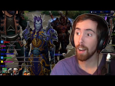 Asmongold Rating Transmogs Inside a Warfront