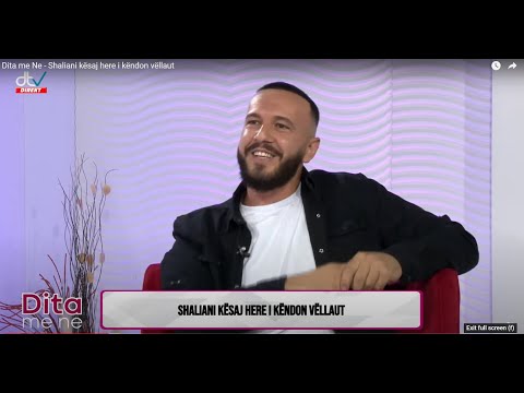 Dita me Ne - Shaliani kësaj here i këndon vëllaut