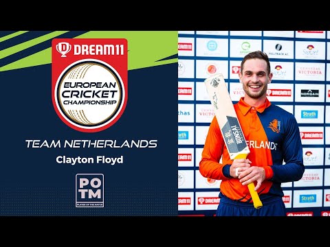 Dream11 European Cricket Championship MVP Clayton Floyd at his best