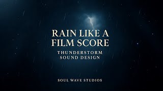 “Rain Like a Film Score | Thunderstorm Sound Design”