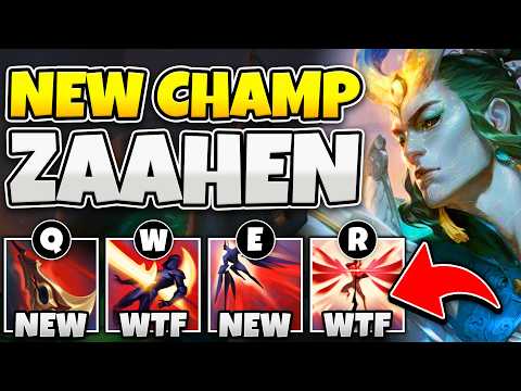 ZAAHEN, THE NEW CHAMP HAS ARRIVED AND OH MY GOD IS IT BROKEN! (1V5 PENTAKILL, 750 AD)