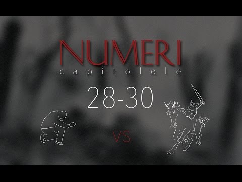 Samuel Ghica: Numeri 28-30 - Arderile de tot, momente de rededicare