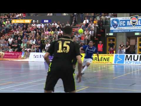 Zaalvoetbal samenvatting FC Marlène - 't Knooppunt 1/2 Finale Play-offs  6 mei 2016