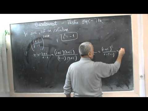 Lectia  BACT 28-  Numere complexe