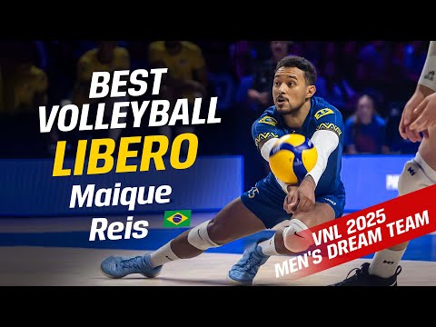 Best Volleyball Libero - Maique Reis | VNL 2025 Men's Dream Team