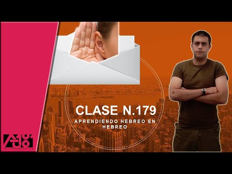 Curso de Hebreo para principiantes | Aprenda Escuchando | Clase N.179 | Hebreo Facil en 5 minutos
