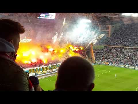 racowisko na meczu Lech Jagiellonia 3:0