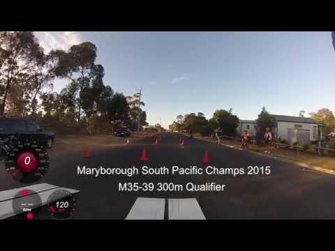 South Pacific Veteran Cycling Championships - 300m Sprint Maryborough 2015