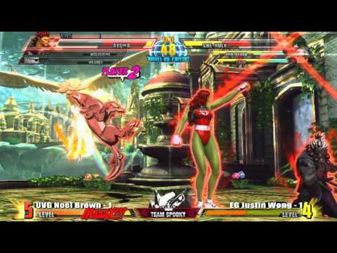 UVG Noel Brown vs EG Justin Wong Losers Finals PowerUp MVC3 Top 8