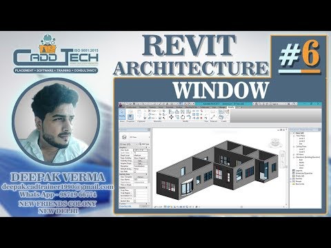 6 | Place and Modify WINDOW in Revit Deepak Verma