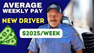 FIRST Year Walmart Driver Pay : Weekly Average