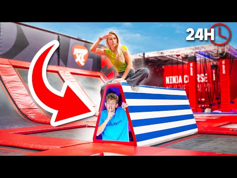 ÉÉN DAG STIEKEM IN EEN TRAMPOLINE PARK!