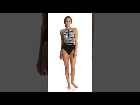 Profile Sport by Gottex Women's Powerline One Piece Swimsuit | SwimOutlet.com