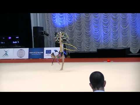 Romanova Eleonora (UKR) hoop Miss Valentine 2013