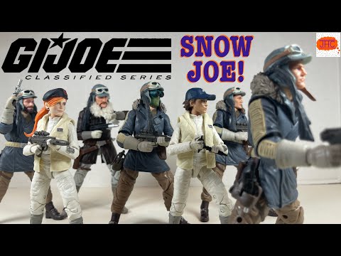 SNOW JOE! Kitbash Custom Star Wars Black Series GI Joe Classified Series Action Figure Review Winter