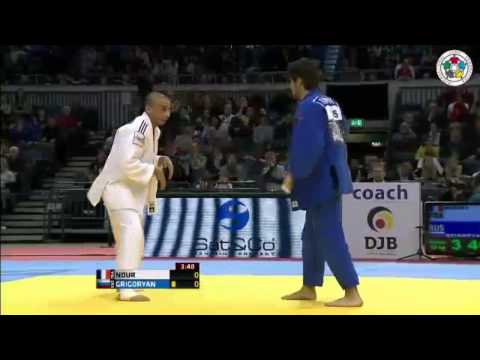 Judo Grand-Prix Düsseldorf 2013: Issam NOUR (FRA) - Aram GRIGORYAN (RUS) Bronze [-60kg]