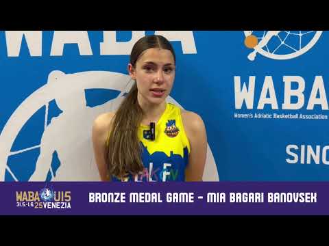 2025 WABA U15 Bronze Medal Game: Cinkarna Celje-Janina 54-66 (01/06) * Mia Bagari Banovsek