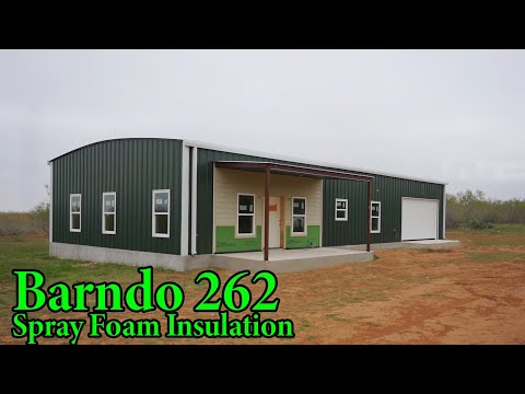 Why spray foam insulation is more efficient in Barndominiums - E203