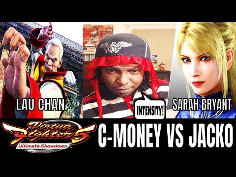 VF5US- C-MONEY VS JACKO (Virtua Fighter 5: Ultimate Showdown)- Lau Chan VS Sarah Bryant Matches, FGC