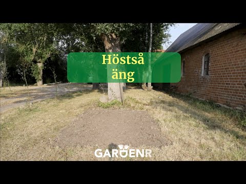 Höstså äng och öka mångfald - Trädgårdshacks med GardenR
