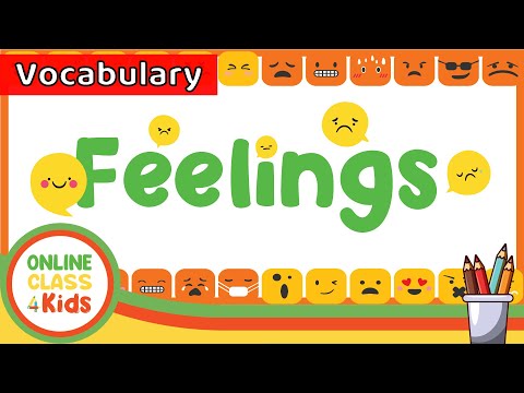 Feelings Vocabulary for English Learners | Learn English - Talking Flashcards | ESL Games