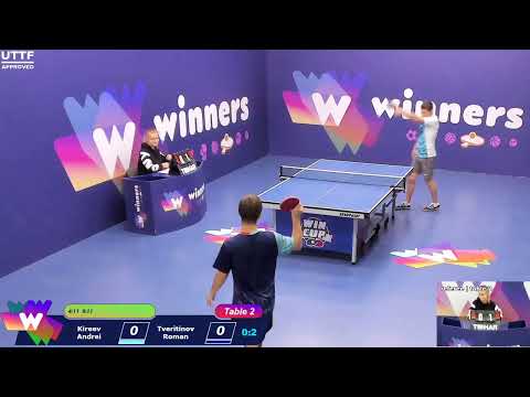 WINners CUP table 2  16.10 Kireev Andrei - Tveritinov Roman 12:45