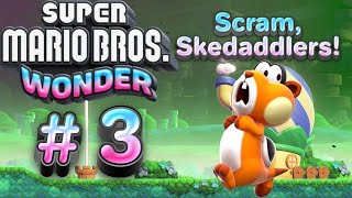 🎮 Super Mario Bros. Wonder – World 1-3 - Scram, Skedaddlers! - Gameplay